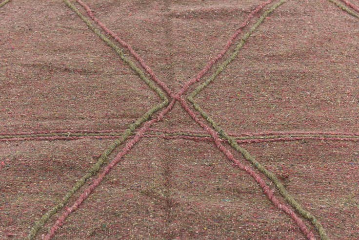 Detail image of 6' 5 x 10' 2 Hand Knotted Moroccan Wool Rug