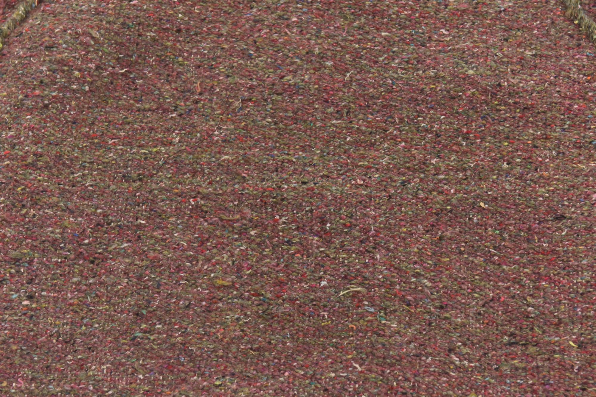 6' 5 x 10' 2 Hand Knotted Moroccan Wool Rug