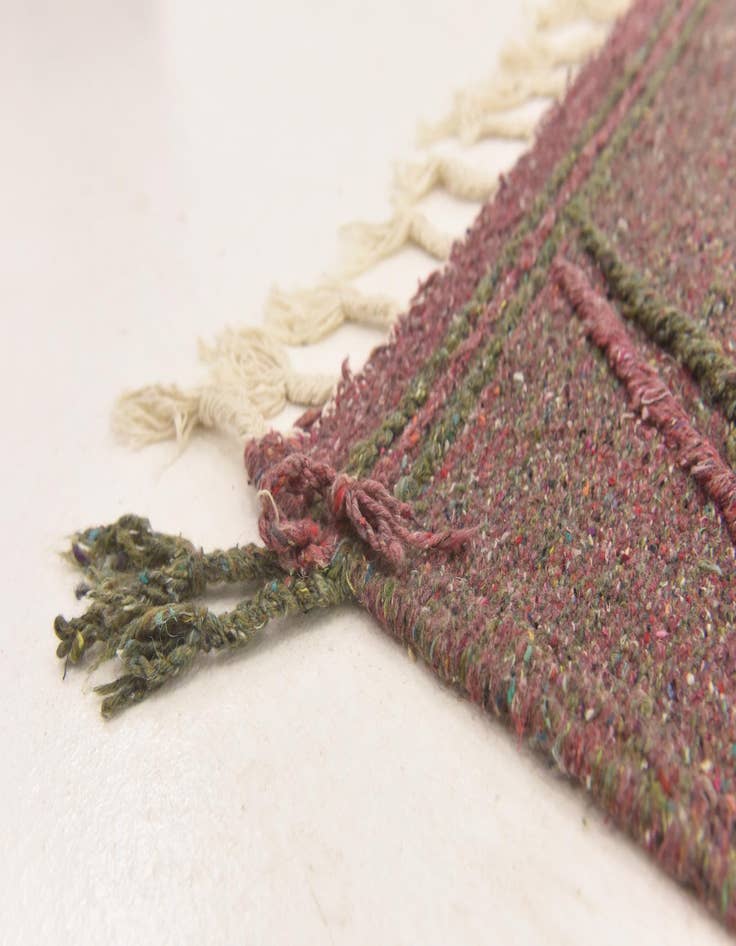 Detail image of 6' 5 x 10' 2  Hand Knotted Moroccan Wool Rug