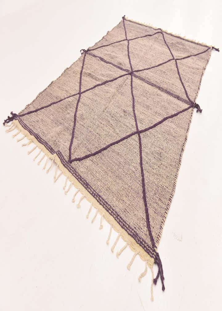 6' 7 x 9' 8 Hand Knotted Moroccan Wool Rug