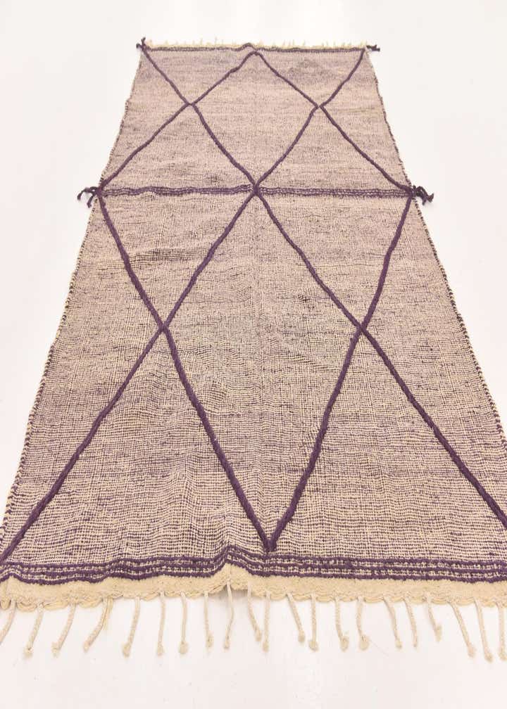 6' 7 x 9' 8 Hand Knotted Moroccan Wool Rug