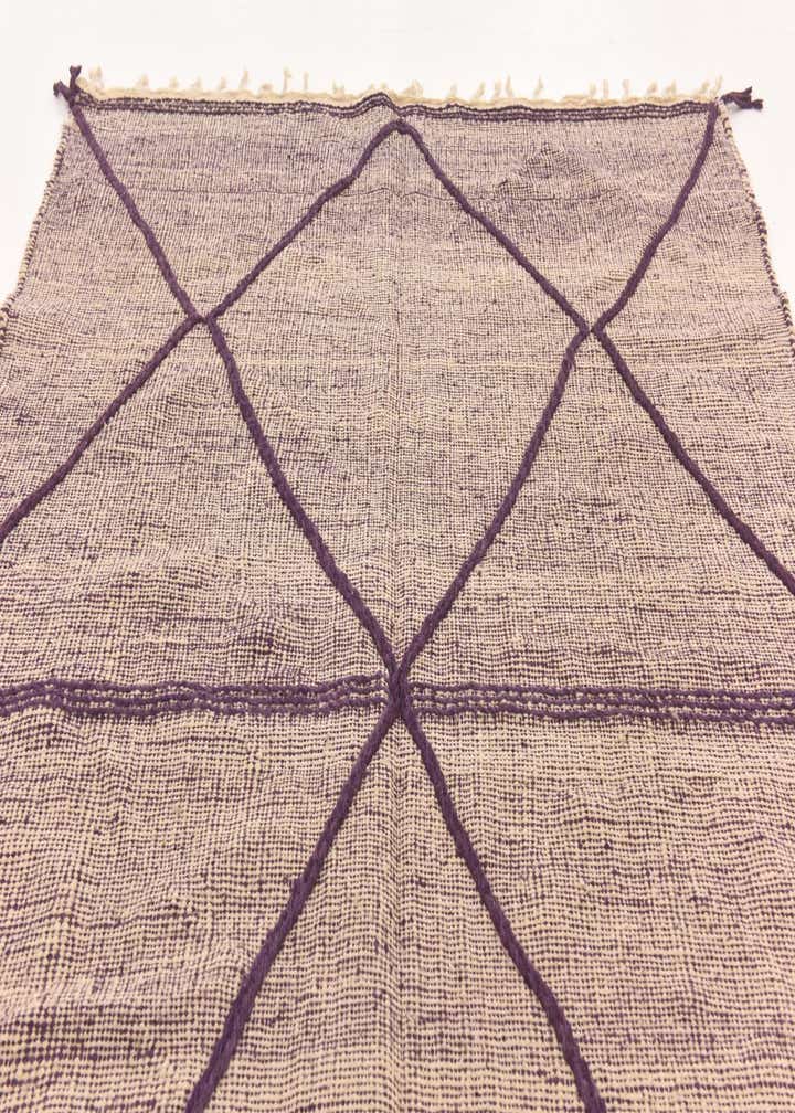 6' 7 x 9' 8 Hand Knotted Moroccan Wool Rug