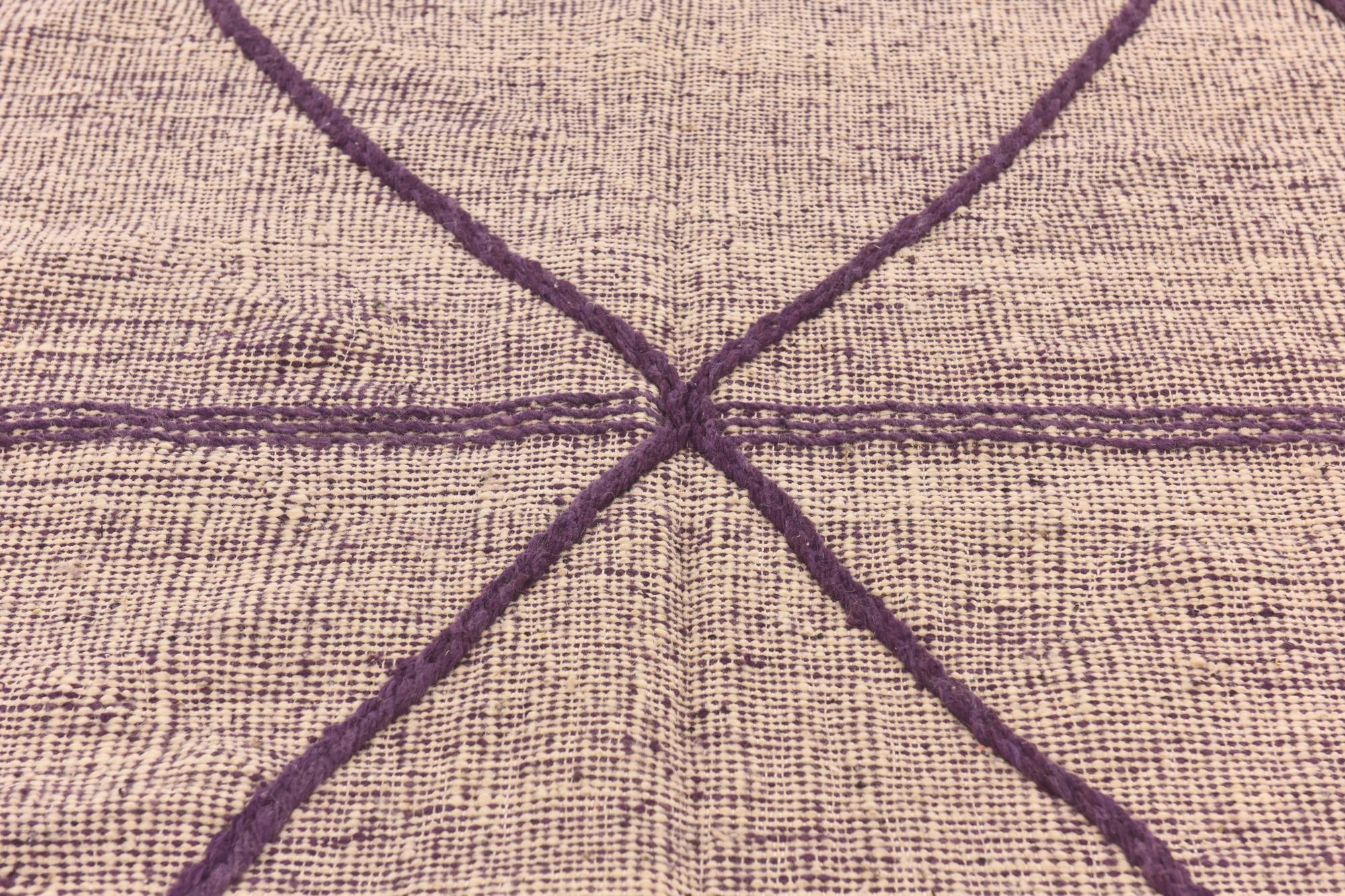 6' 7 x 9' 8 Hand Knotted Moroccan Wool Rug
