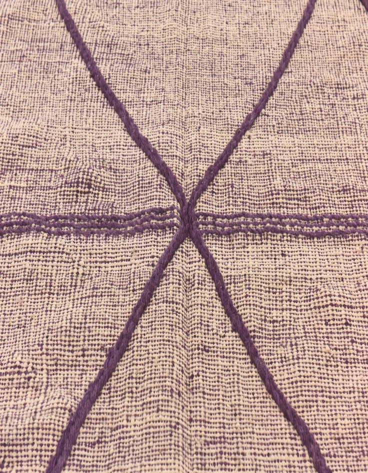 Detail image of 6' 7 x 9' 8 Hand Knotted Moroccan Wool Rug