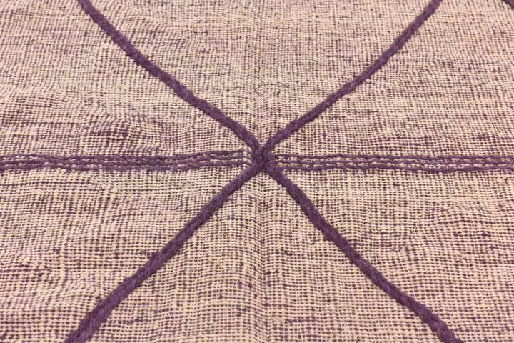 6' 7 x 9' 8 Hand Knotted Moroccan Wool Rug