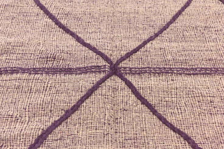 Detail image of 6' 7 x 9' 8 Hand Knotted Moroccan Wool Rug
