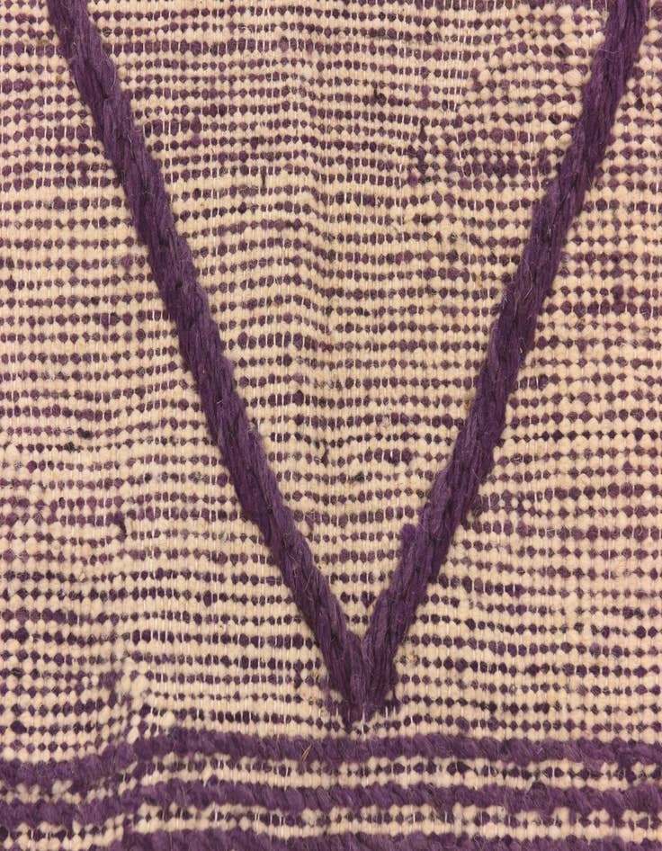 Detail image of 6' 7 x 9' 8 Hand Knotted Moroccan Wool Rug