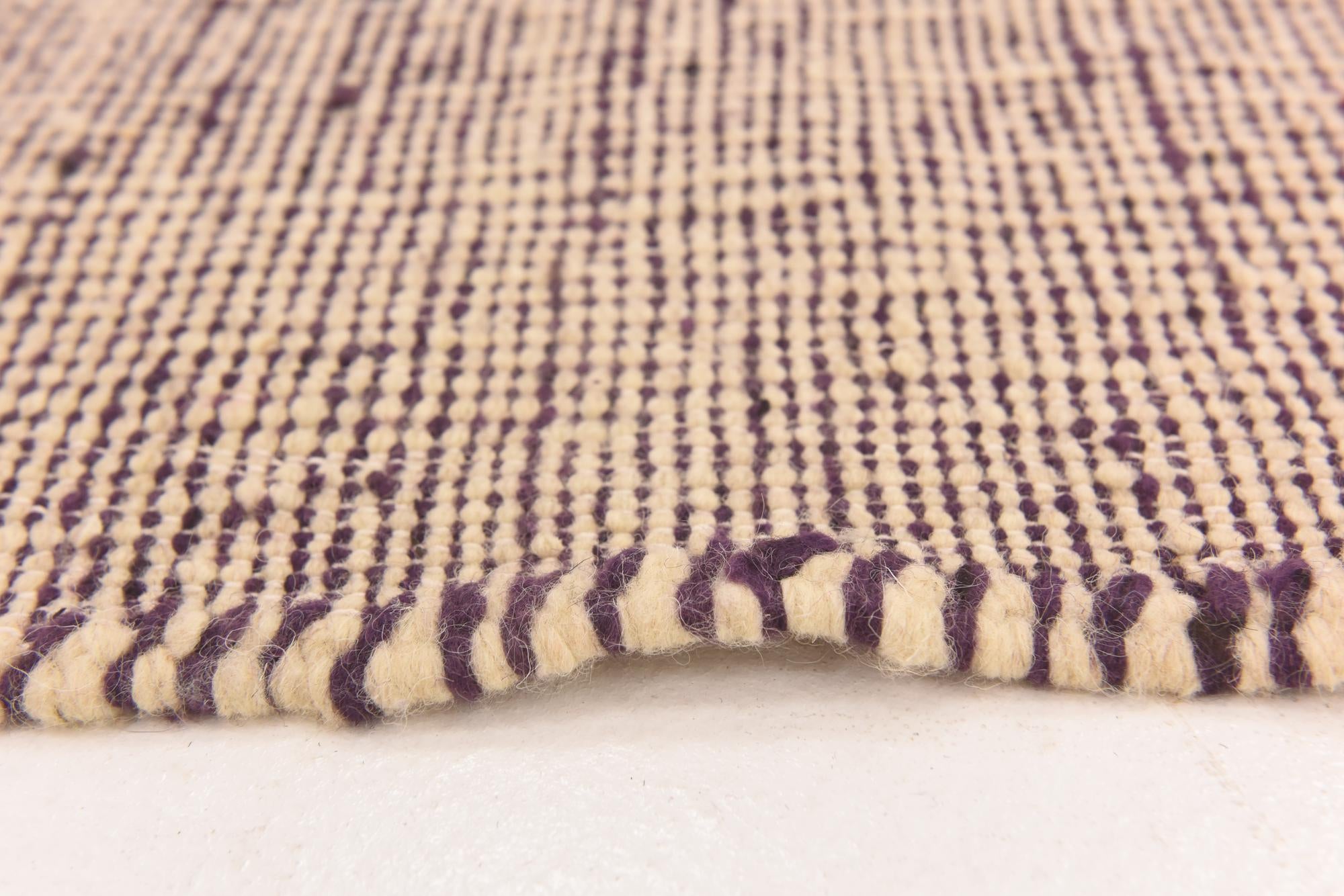 6' 7 x 9' 8 Hand Knotted Moroccan Wool Rug