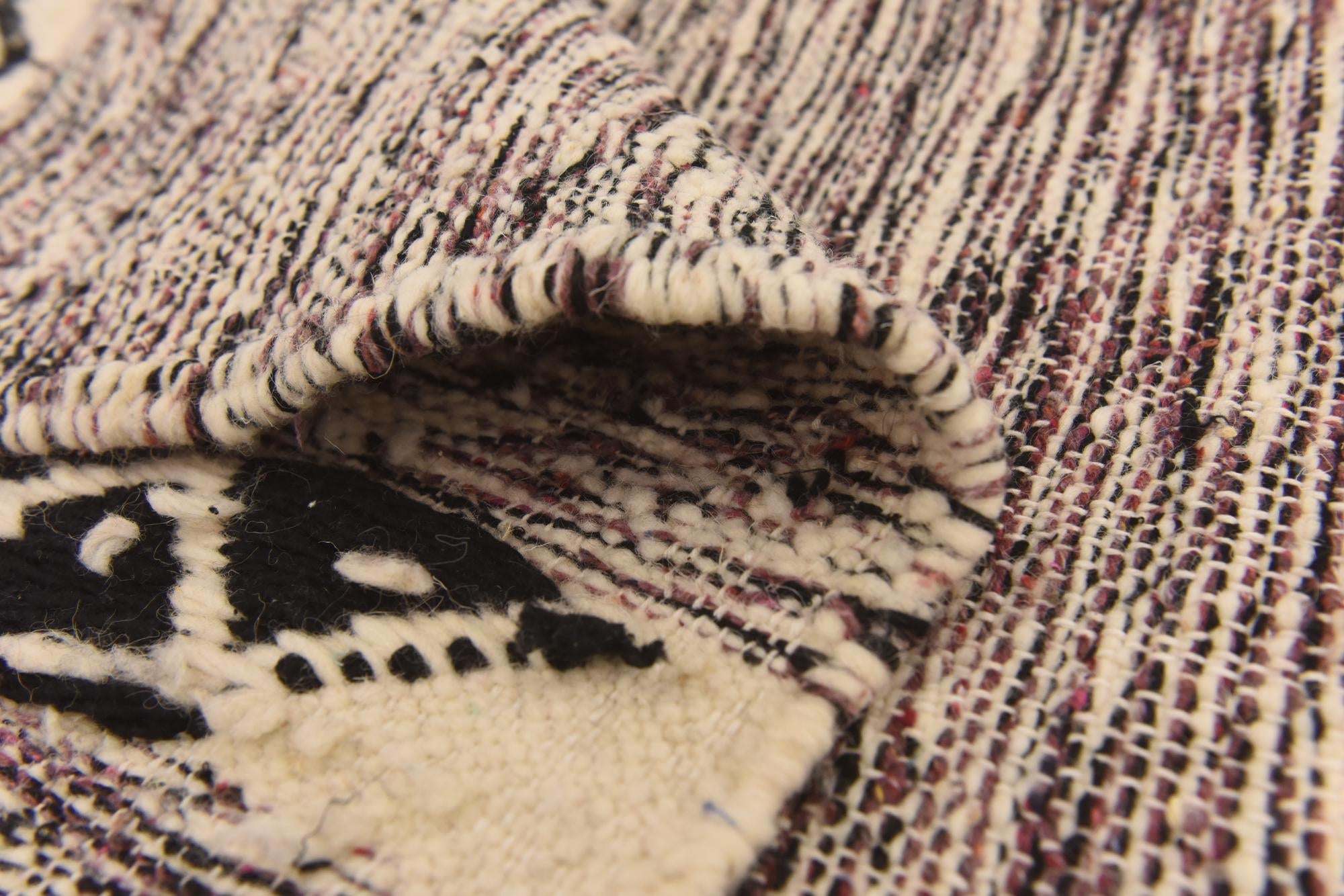 6' 11 x 10' 3 Hand Knotted Moroccan Wool Rug