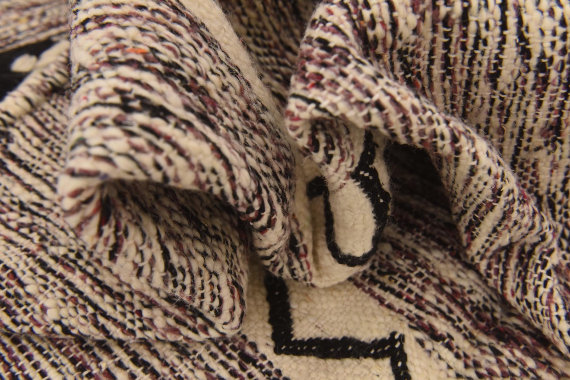 6' 11 x 10' 3 Hand Knotted Moroccan Wool Rug
