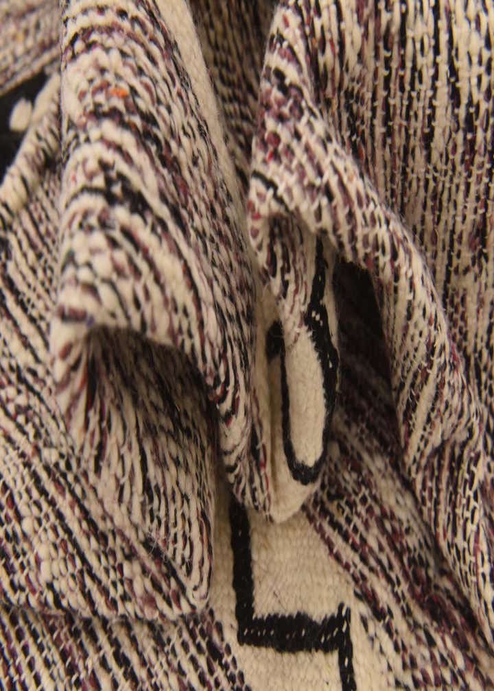 6' 11 x 10' 3 Hand Knotted Moroccan Wool Rug