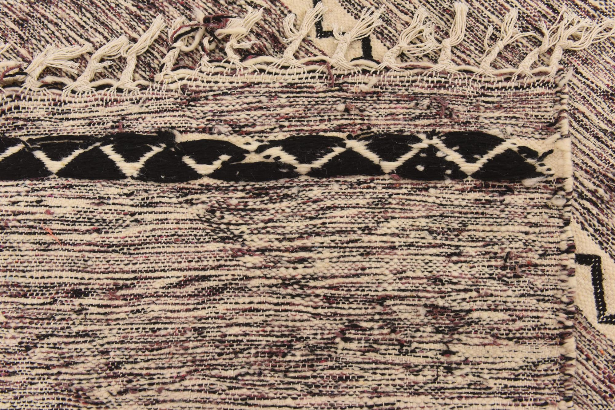 6' 11 x 10' 3 Hand Knotted Moroccan Wool Rug