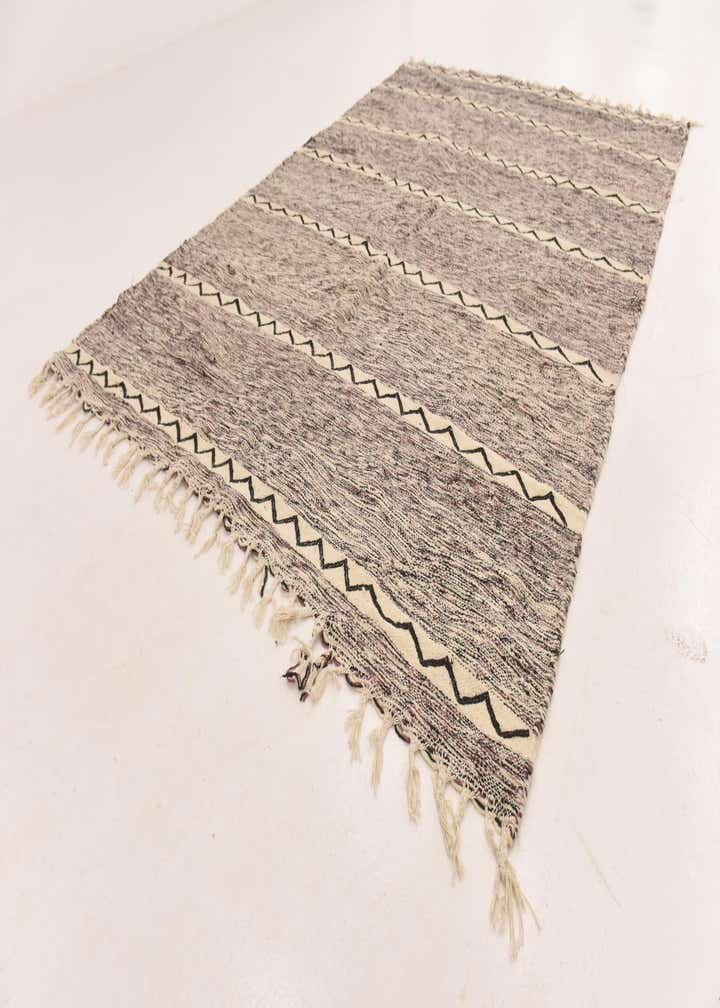 6' 11 x 10' 3 Hand Knotted Moroccan Wool Rug