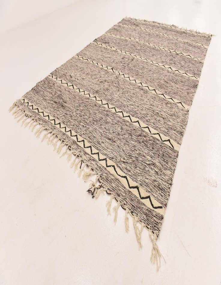 Detail image of 6' 11 x 10' 3 Hand Knotted Moroccan Wool Rug