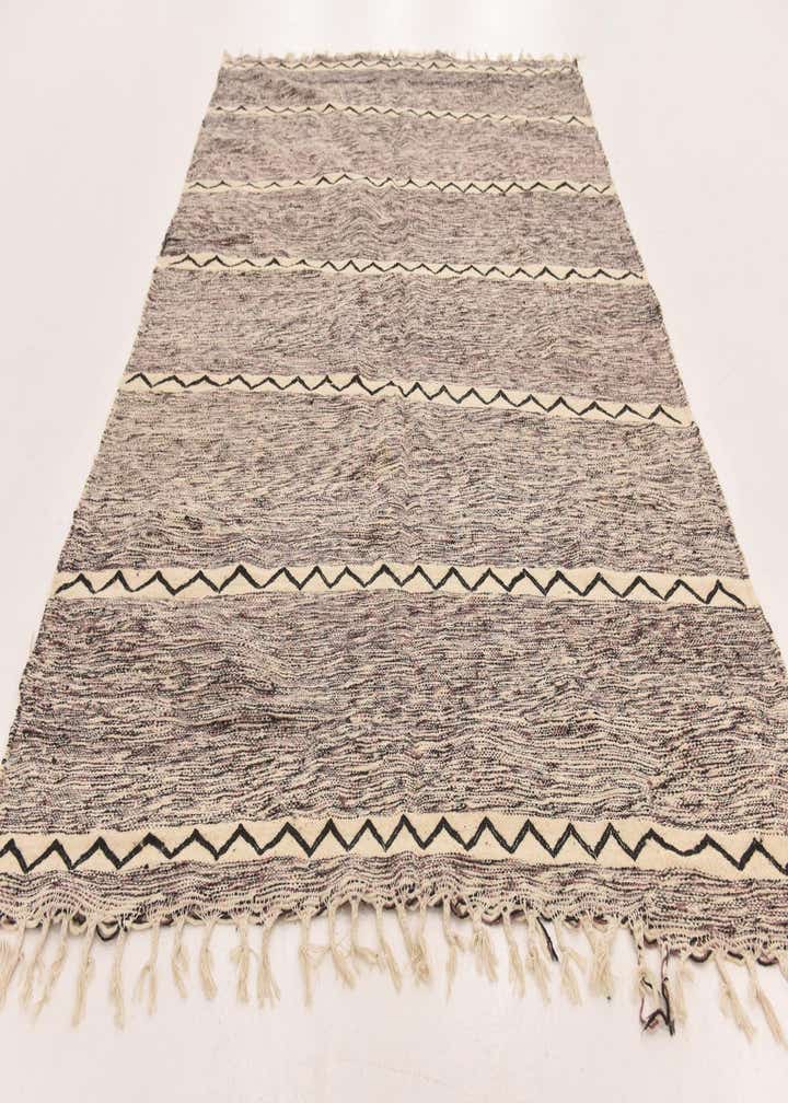 6' 11 x 10' 3 Hand Knotted Moroccan Wool Rug