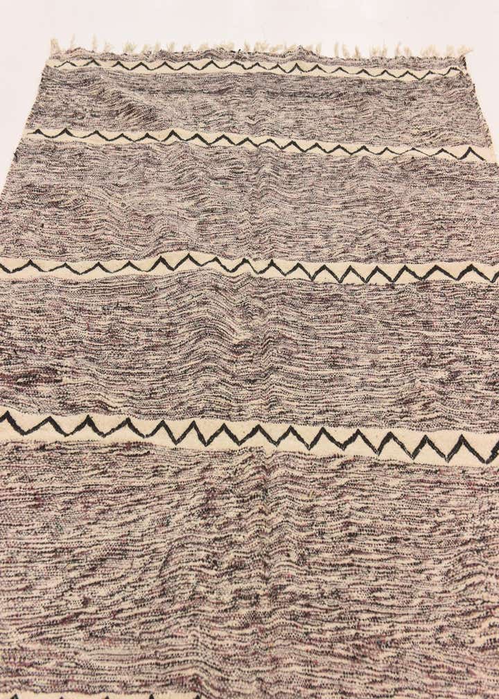 6' 11 x 10' 3 Hand Knotted Moroccan Wool Rug