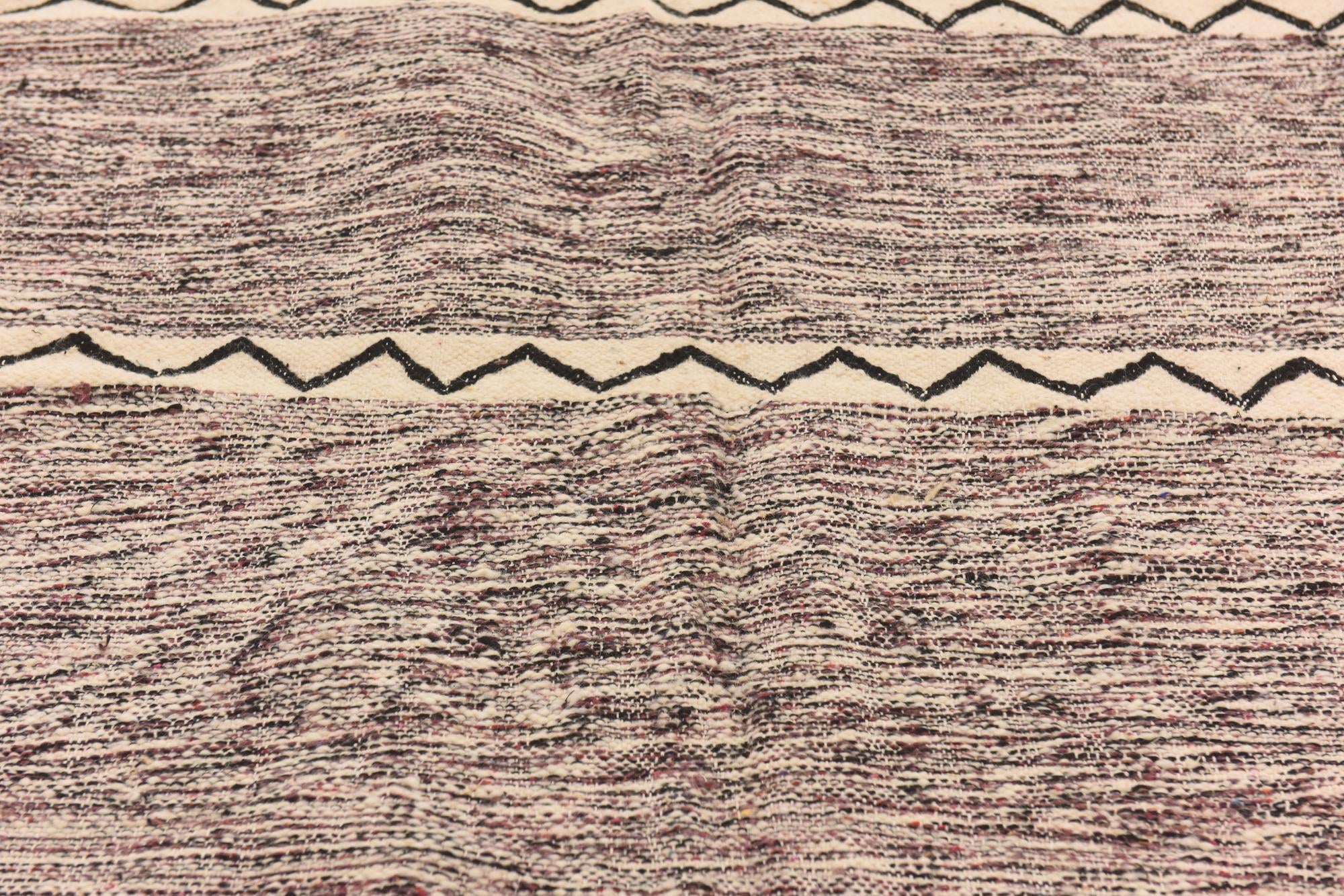 6' 11 x 10' 3 Hand Knotted Moroccan Wool Rug