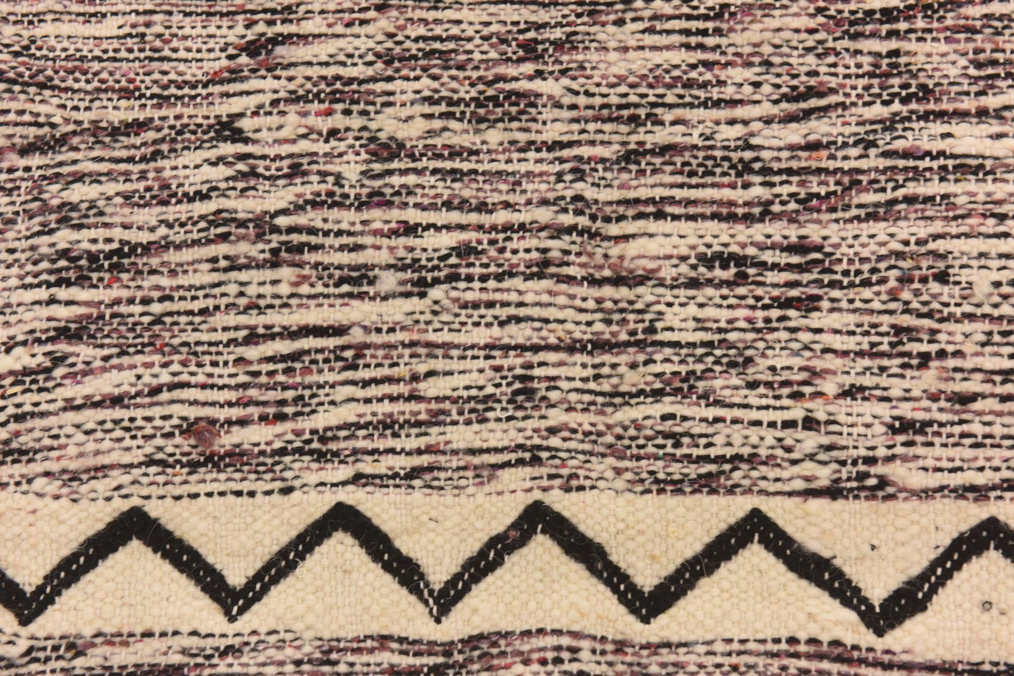 6' 11 x 10' 3 Hand Knotted Moroccan Wool Rug