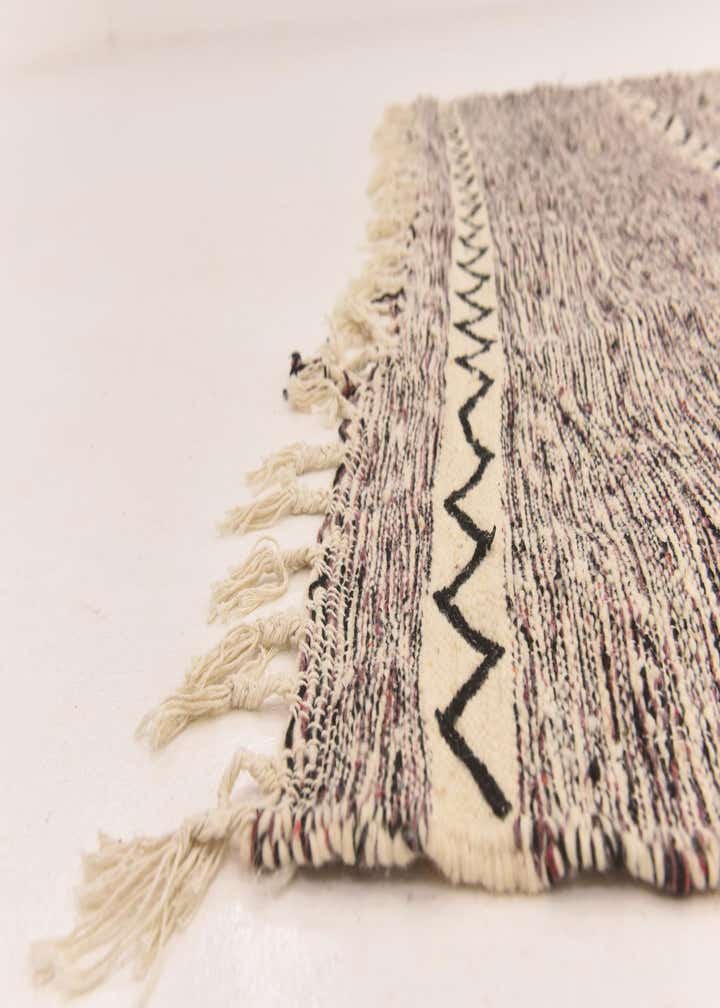 6' 11 x 10' 3 Hand Knotted Moroccan Wool Rug