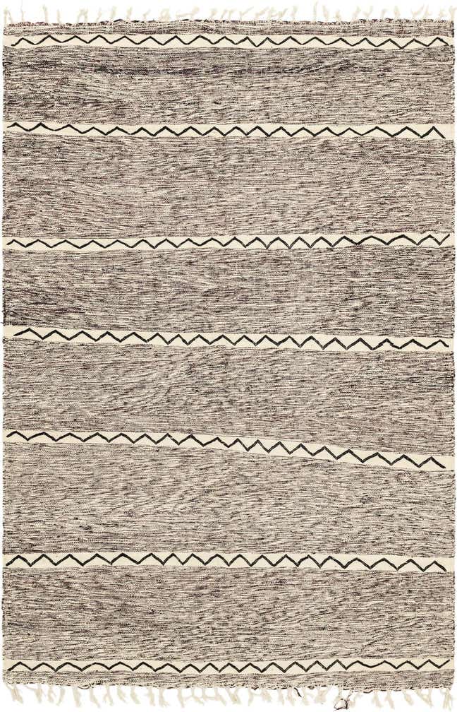 6' 11 x 10' 3 Hand Knotted Moroccan Wool Rug