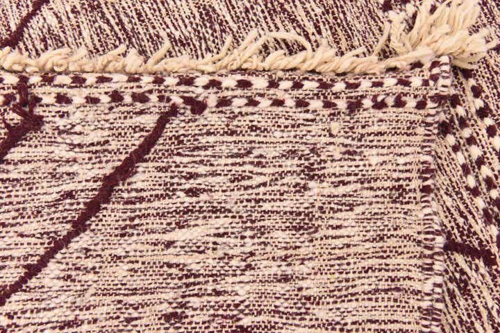 6' 4 x 10' Hand Knotted Moroccan Wool Rug