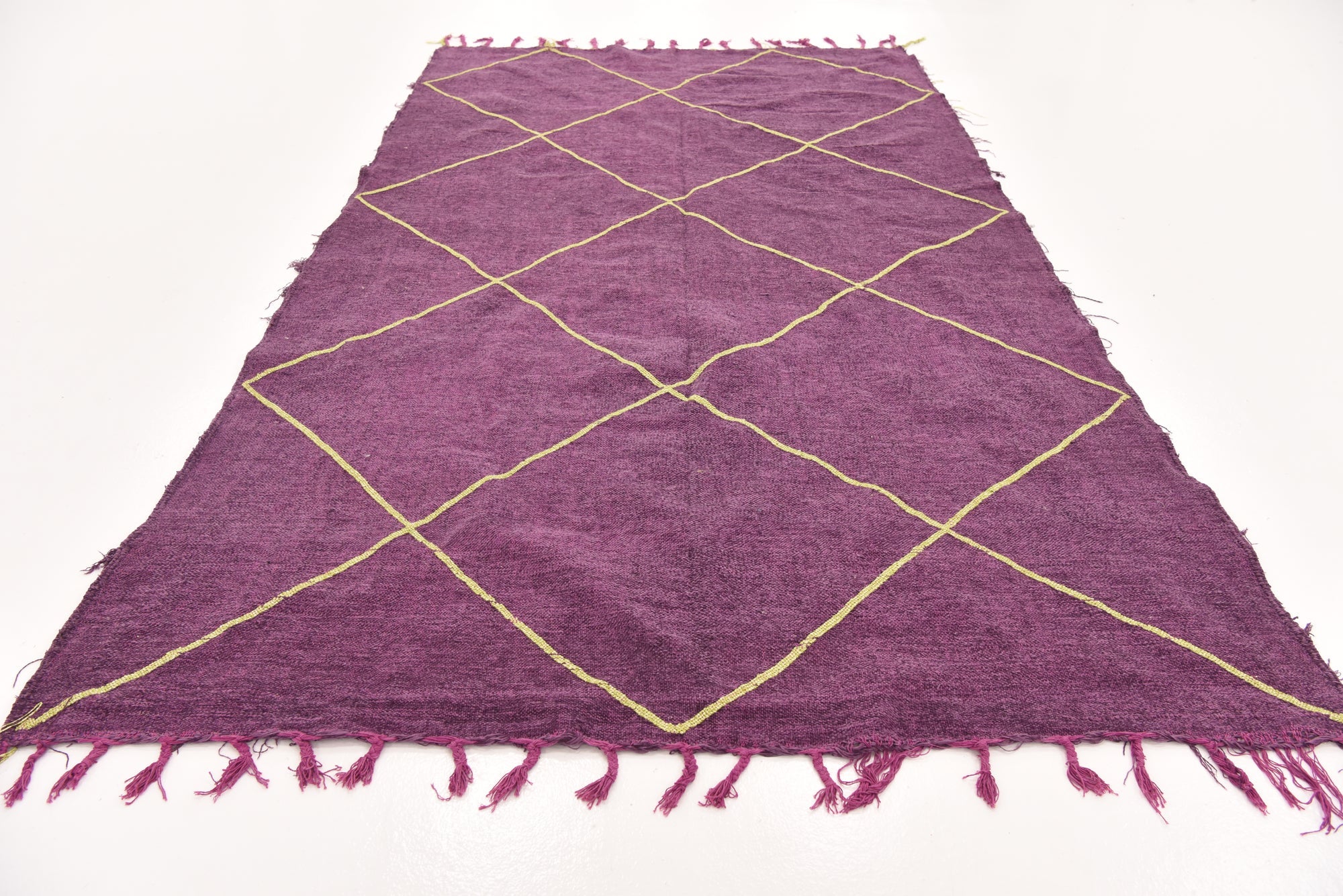 6' x 10' 5 Hand Knotted Moroccan Rug