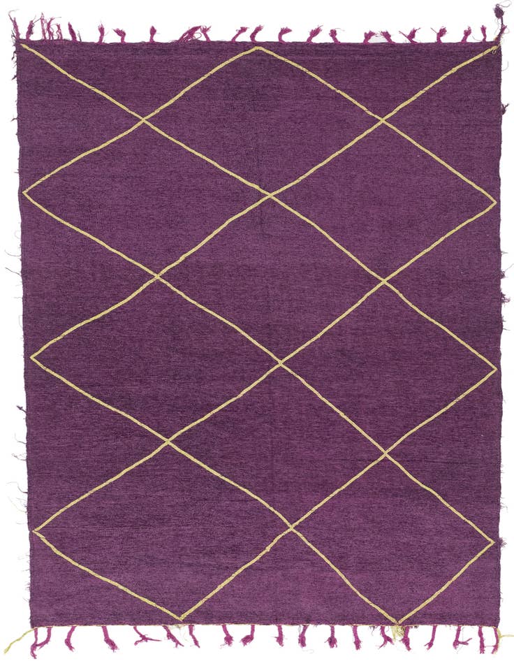 Detail image of 6' x 10' 5 Hand Knotted Moroccan Rug