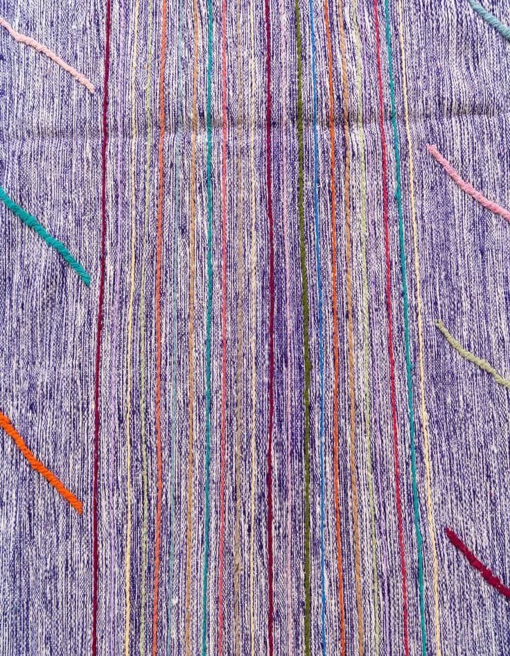 Detail image of 6' 4 x 9' 10  Hand Knotted Moroccan Wool Rug