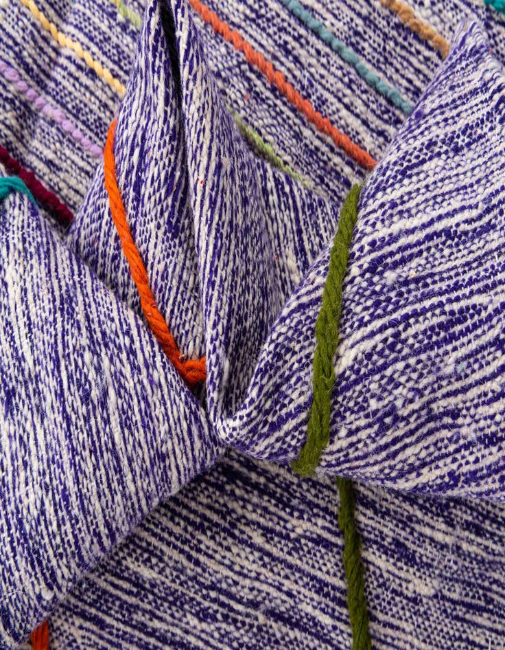 Detail image of 6' 4 x 9' 10  Hand Knotted Moroccan Wool Rug