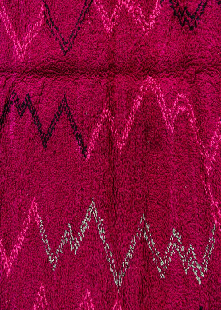 6' 4 x 10' Hand Knotted Moroccan Wool Rug