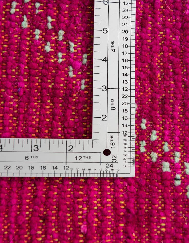 Detail image of 6' 4 x 10'  Hand Knotted Moroccan Wool Rug