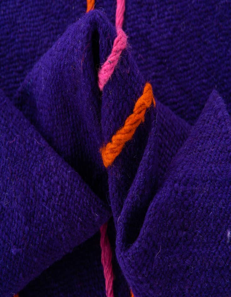 Detail image of 6' 7 x 9' 7  Hand Knotted Moroccan Wool Rug