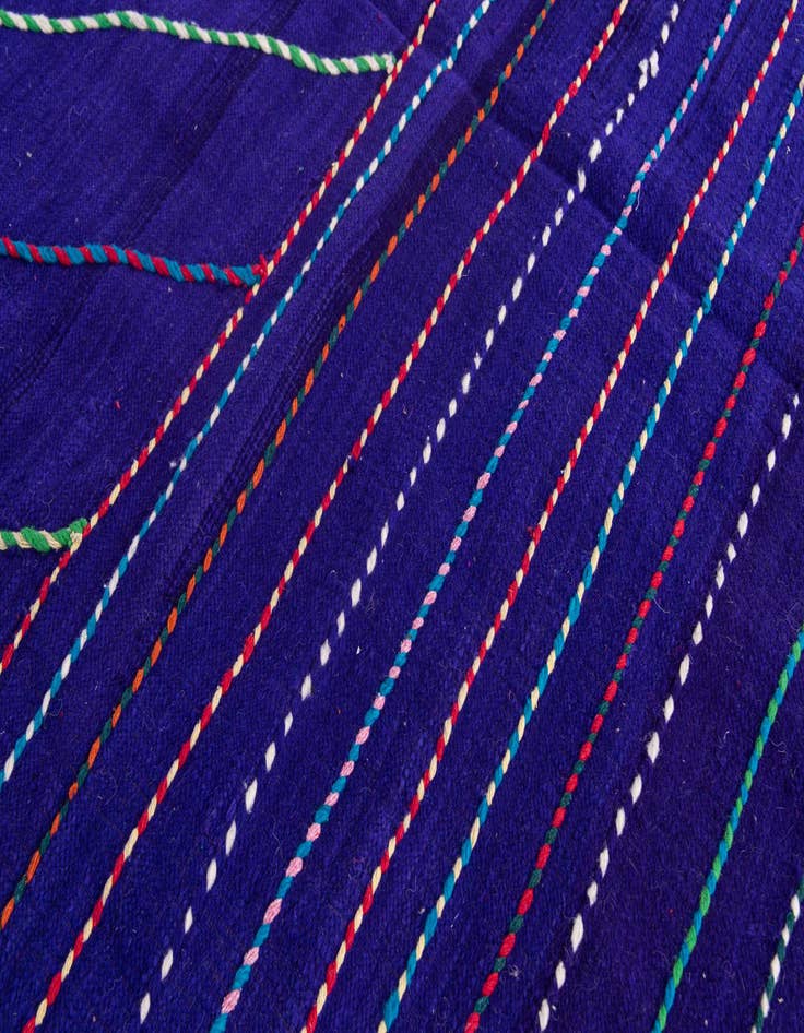 Detail image of 6' 9 x 9' 9  Hand Knotted Moroccan Wool Rug