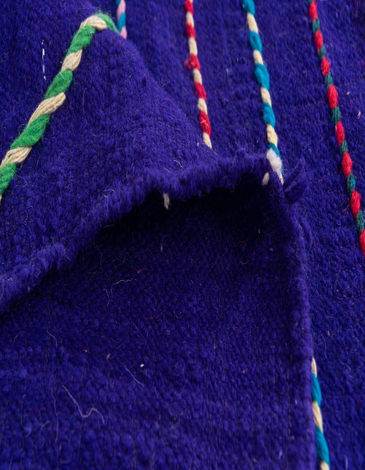 Detail image of 6' 9 x 9' 9  Hand Knotted Moroccan Wool Rug