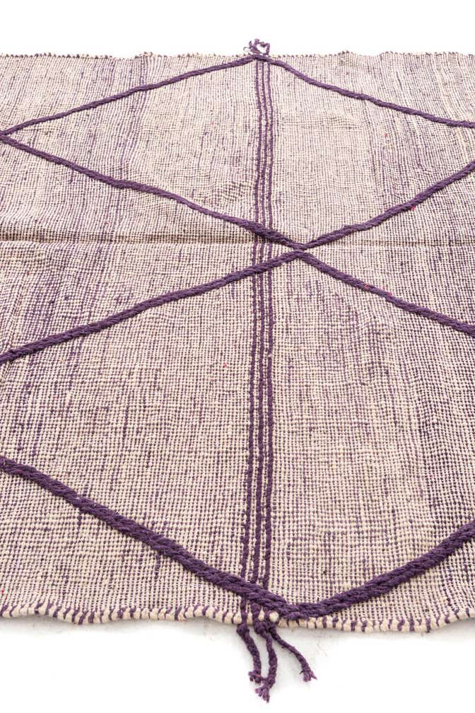 6' 6 x 9' 7 Hand Knotted Moroccan Wool Rug