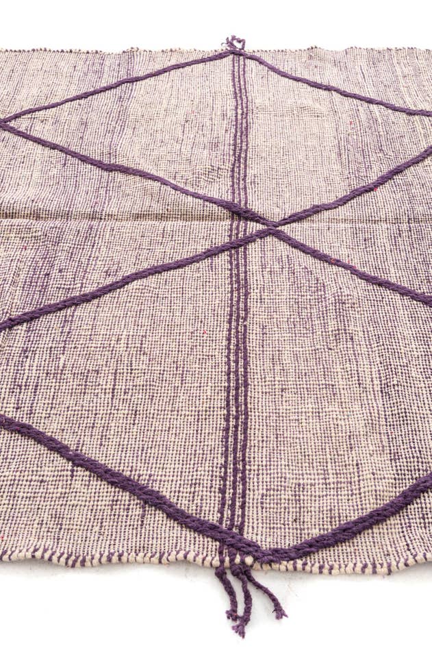 Detail image of 6' 6 x 9' 7 Hand Knotted Moroccan Wool Rug