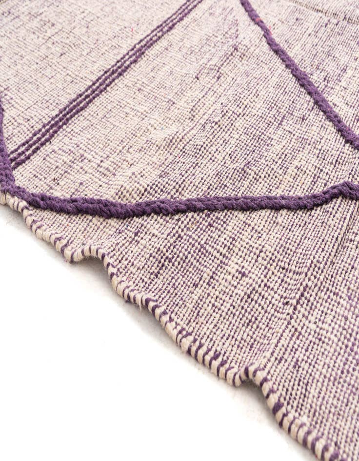 Detail image of 6' 6 x 9' 7  Hand Knotted Moroccan Wool Rug