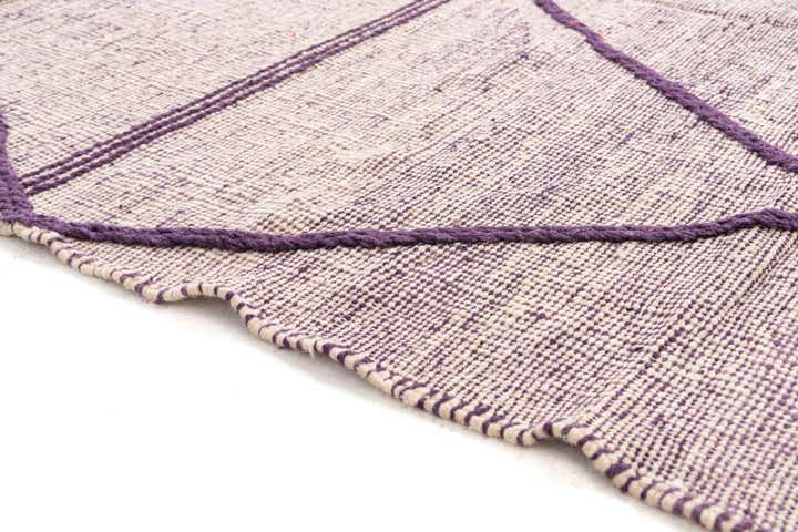 6' 6 x 9' 7 Hand Knotted Moroccan Wool Rug