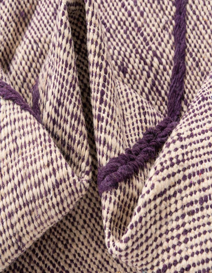 Detail image of 6' 6 x 9' 7  Hand Knotted Moroccan Wool Rug