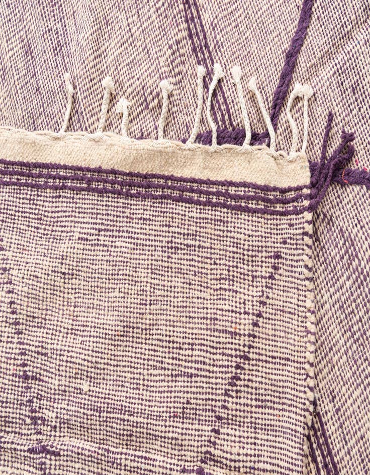 Detail image of 6' 6 x 9' 7  Hand Knotted Moroccan Wool Rug