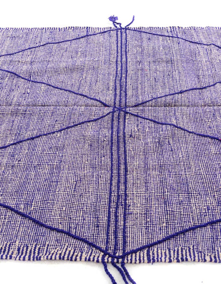 Detail image of 6' 2 x 10' 4  Hand Knotted Moroccan Wool Rug