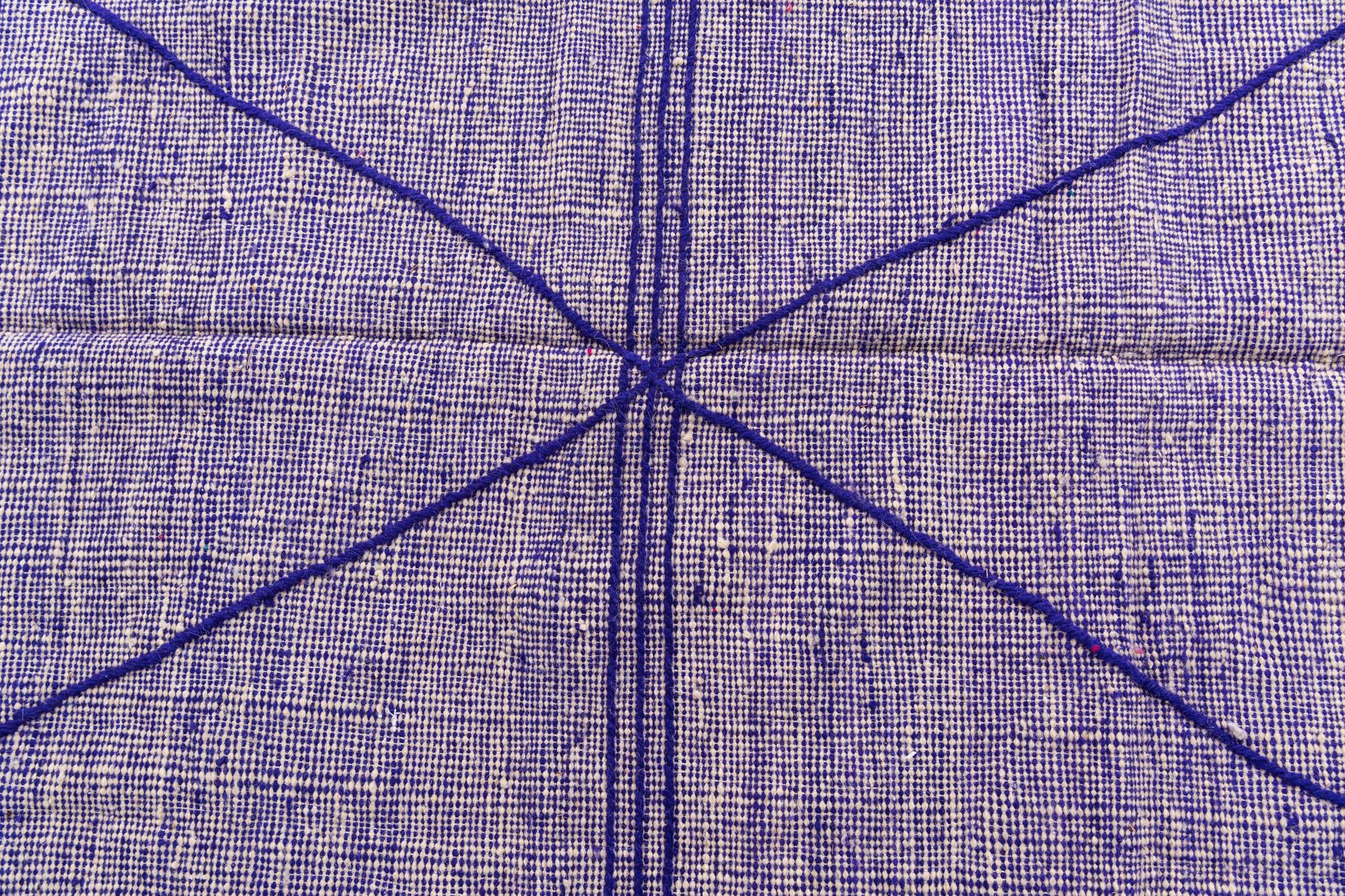 6' 2 x 10' 4 Hand Knotted Moroccan Wool Rug