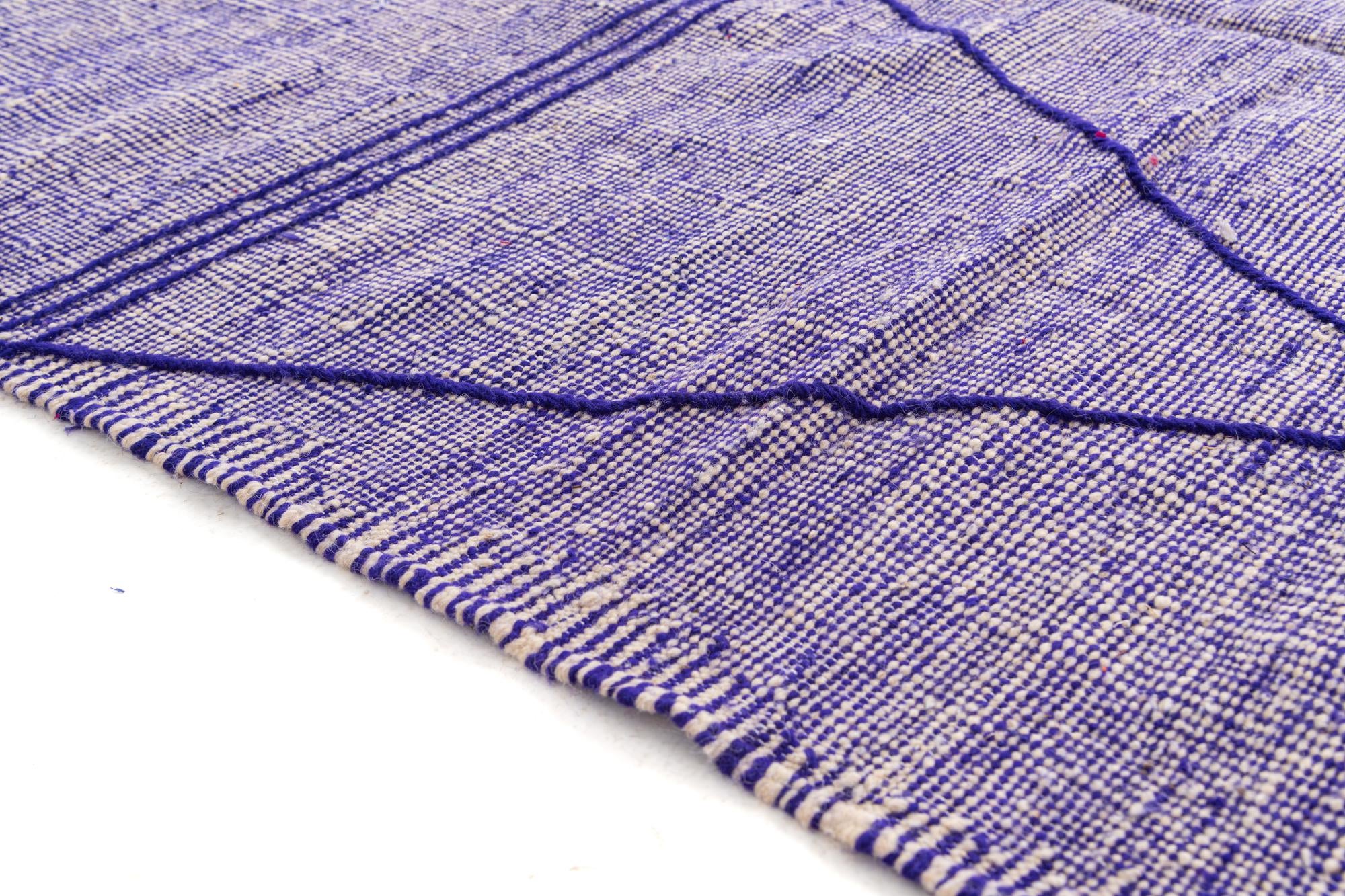 6' 2 x 10' 4 Hand Knotted Moroccan Wool Rug