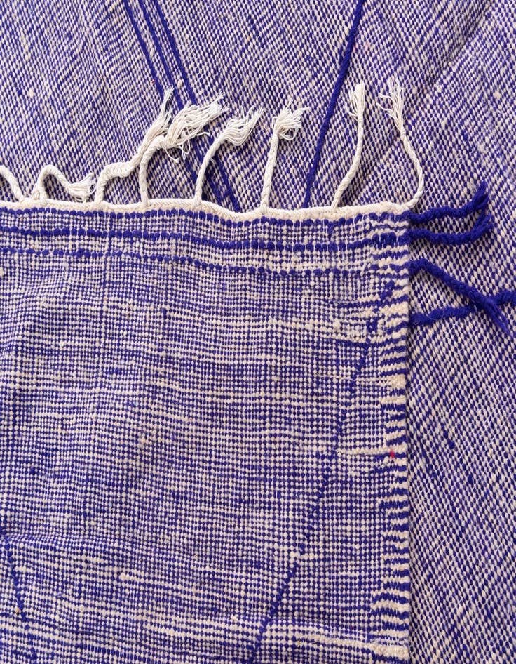 Detail image of 6' 2 x 10' 4  Hand Knotted Moroccan Wool Rug