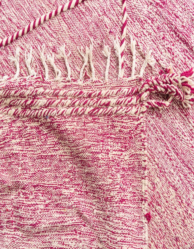 Detail image of 6' 2 x 10'  Hand Knotted Moroccan Wool Rug