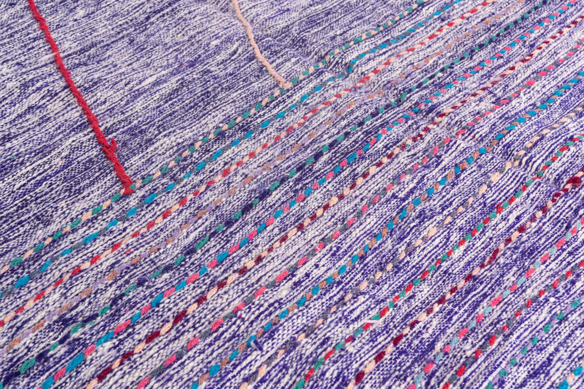 6' 4 x 10' Hand Knotted Moroccan Wool Rug