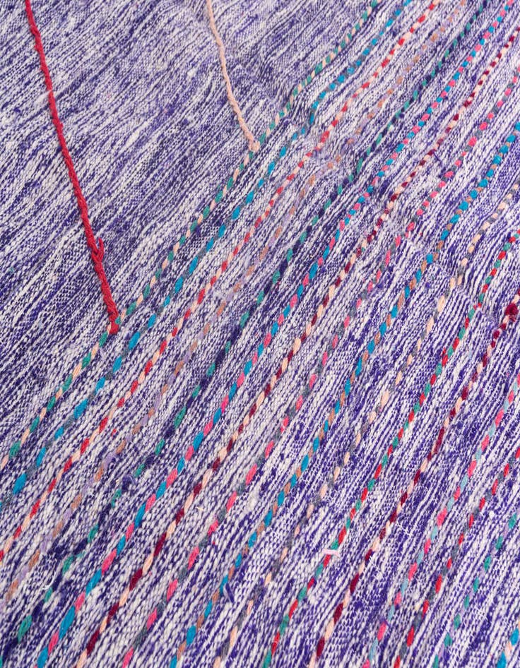 Detail image of 6' 4 x 10'  Hand Knotted Moroccan Wool Rug