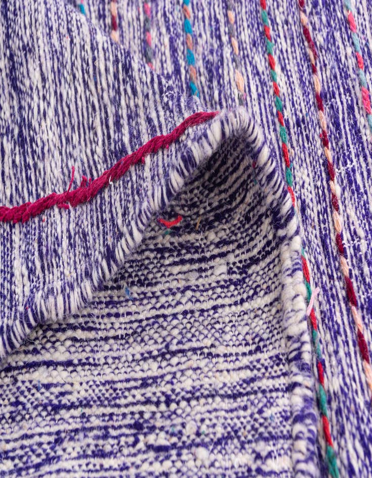 Detail image of 6' 4 x 10'  Hand Knotted Moroccan Wool Rug