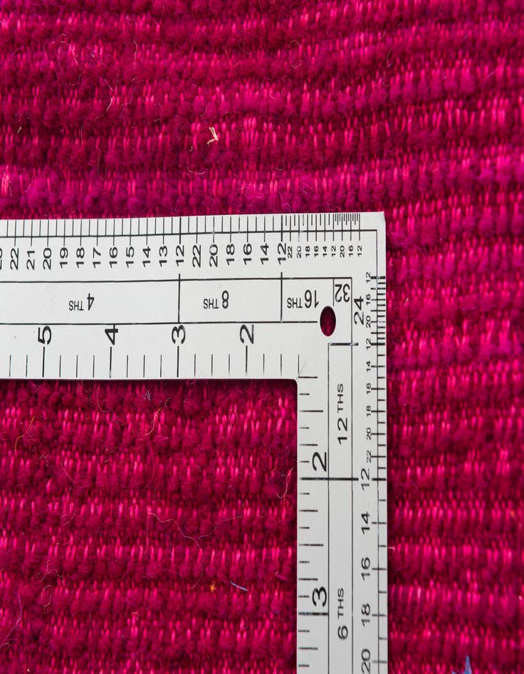 Detail image of 6' 8 x 9' 9  Hand Knotted Moroccan Wool Rug