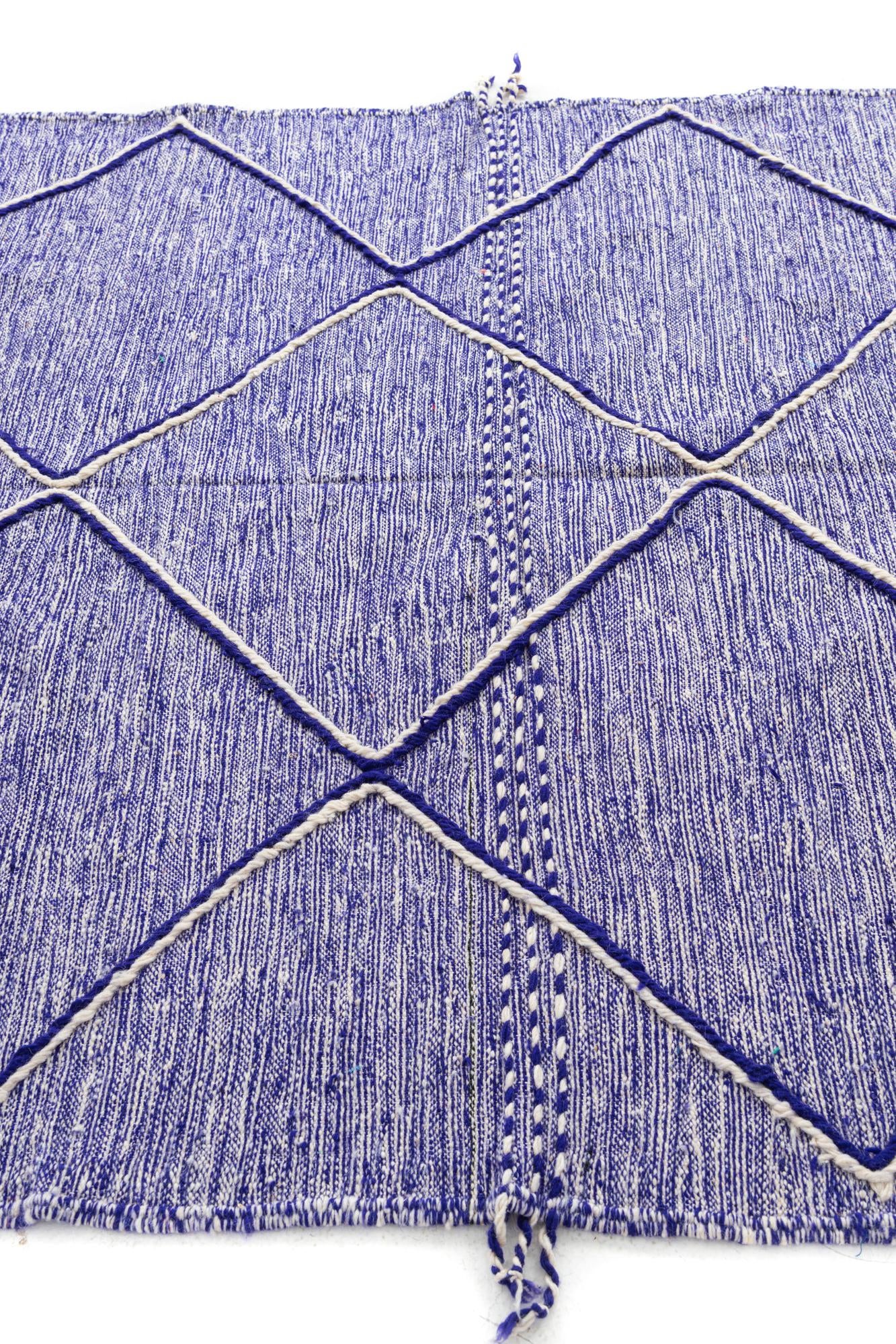6' 3 x 10' Hand Knotted Moroccan Wool Rug